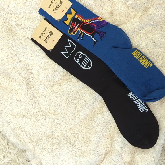 Jimmy Lion Chaussettes Basquiat